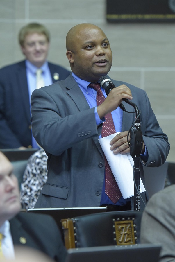 Representative Shamed Dogan has proposed banning lobbyist gifts to local government officials since 2015. (photo; Tim Bommel, Missouri House Communications)